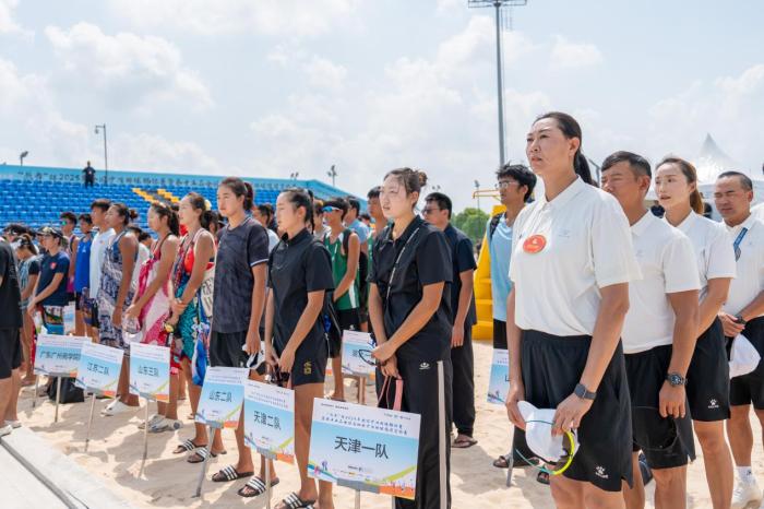 盐城沙滩排球赛打响全运资格赛收官战 薛晨曾津