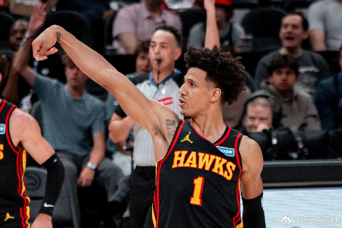 老鹰17战15胜领跑东部 杰伦约翰逊26+5+10领跑新