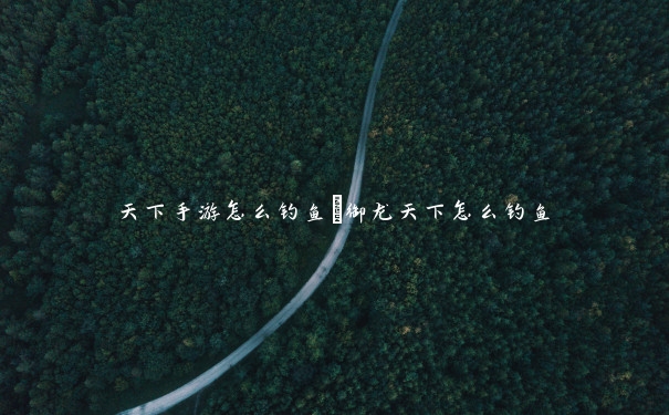 天下手游怎么钓鱼_御龙天下怎么钓鱼 天下手游怎么钓鱼_御龙天下怎么钓鱼