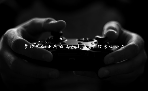 梦幻诛仙小灰的主人是谁_梦幻诛仙小灰 梦幻诛仙小灰的主人是谁_梦幻诛仙小灰