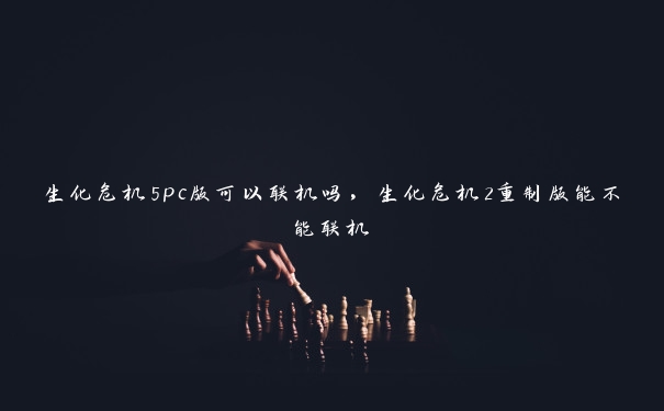 生化危机5pc版可以联机吗,生化危机2重制版能不能联机 生化危机5pc版可以联机吗,生化危机2重制版能不能联机