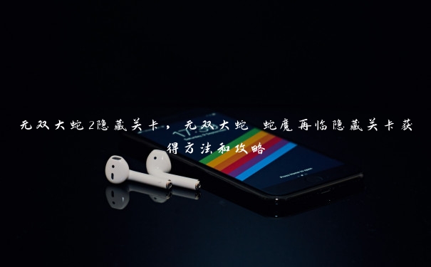 无双大蛇2隐藏关卡,无双大蛇 蛇魔再临隐藏关卡获得方法和攻略 无双大蛇2隐藏关卡,无双大蛇 蛇魔再临隐藏关卡获得方法和攻略