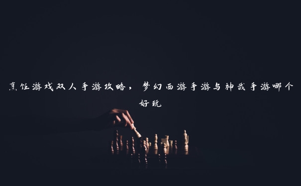 烹饪游戏双人手游攻略,梦幻西游手游与神武手游哪个好玩 烹饪游戏双人手游攻略,梦幻西游手游与神武手游哪个好玩
