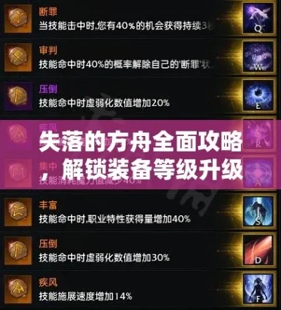 失落的方舟铭刻升级攻略：书籍方法与任务详解