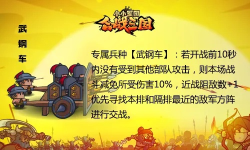 小小军团合战三国兵种-小小军团兵种策略