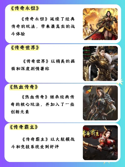 郑奎飞传奇手游排行榜推荐-传奇手游冲榜推荐
