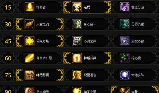 牧师专属技能介绍-牧师技能解析与搭配